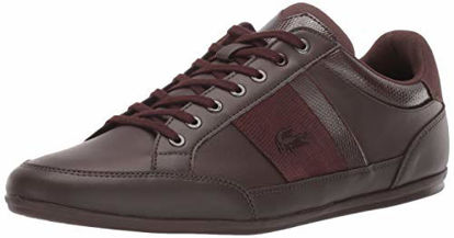 Picture of Lacoste Men's Chaymon Sneaker, Dark Brown, 13 Medium US - Size: 13 M US