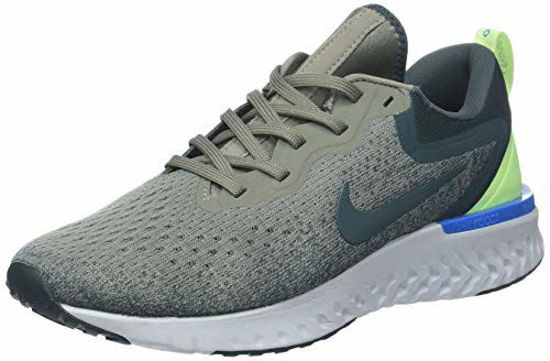 Picture of Nike Men's Odyssey React Running Shoe, Gray/Green, 10 - Size: 10