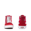 Picture of Vans Men's Sk8 Hi Sneaker, Vans Misprint Red/White, Size 9, 10.5 Women/9 Men - Size: 10.5 Women/9 Men