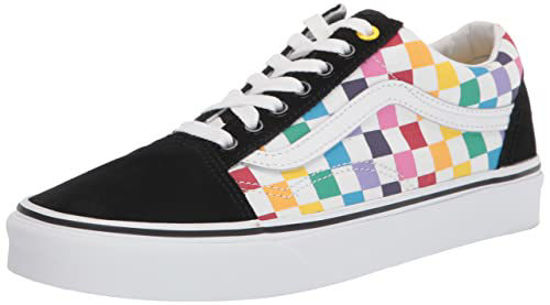 Picture of Vans Unisex Authentic Skate Shoe Sneaker (12.5 Women/11 Men, Rainbow Chex 7429) - Size: 12.5 Women/11 Men