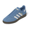 Picture of adidas Men's Handball Spzl Gymnastics Shoes, Blue (Light Blue/FTWR White/Gum5 Light Blue/FTWR White/Gum5), 11.5 UK - Size: 12.5