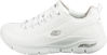 Picture of Skechers Women's Sneaker, White Leather Silver White Trim, 9 - Size: 10