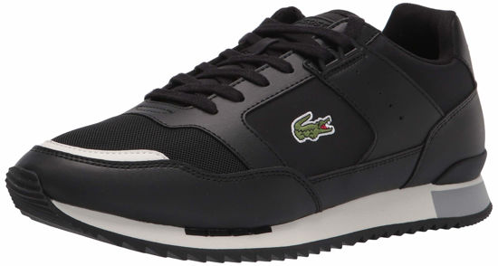 Picture of Lacoste mens Partner Piste 01201 Sma Sneaker, Black/Grey, 9.5 US - Size: 9.5