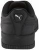 Picture of PUMA Girls Carina Sneaker, Black Black, 13.5 Little Kid - Size: 13.5 Little Kid