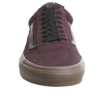 Picture of Vans Mens Old Skool Gum Canvas/Suede Trainer (Catawba Grape/Black-Grape)(12 US Men/13.5 Us Women) - Size: 13.5 M US Women / 12 M US Men