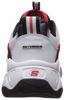 Picture of Skechers Women's D'Lites 3 Sneaker, White/Black/red, 6 M US - Size: 6