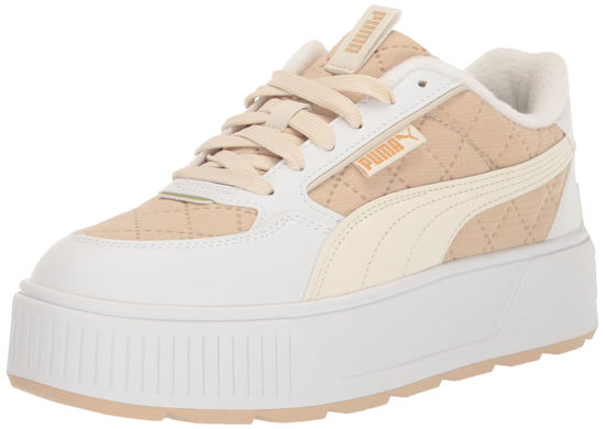 Picture of PUMA Womens Karmen Rebelle Sneaker, Granola-Alpine Snow-PUMA Womens White, 11 - Size: 11