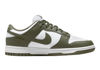 Picture of Nike Womens W Dunk Low DD1503 120 - Size 6.5W, White/Medium Olive-white - Size: 6.5