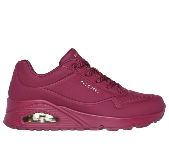 Picture of Skechers Women's Uno-Stand on Air Sneaker, Plum, 11 - Size: 11