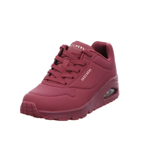 Picture of Skechers Women's Uno-Stand on Air Sneaker, Plum, 7.5 - Size: 7.5