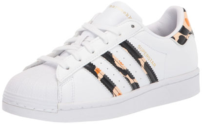 Picture of adidas Women's Superstar Sneaker, White/Black/Gold Metallic (Marimekko), 6.5 - Size: 6.5