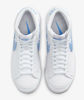 Picture of Nike Blazer Mid and Low '77 Women's Sneakers (White/University Blue, US Footwear Size System, Adult, Women, Numeric, Medium, 10.5) - Size: 10.5 Women/9 Men