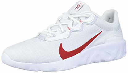 Picture of Nike Women's Explore Strada Sneaker, White/Gym red-Pure Platinum, 10 Regular US - Size: 10