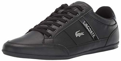 Picture of Lacoste Mens Chaymon 119 4 U Cma Sneaker, Black/Black, 7.5 Medium US - Size: 7.5