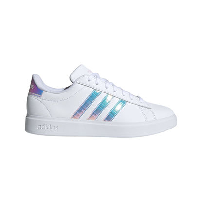 Picture of adidas Women's Grand Court 2.0 Sneaker, White/White/Clear Pink, 5.5 - Size: 5.5