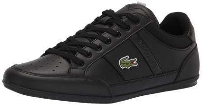 Picture of Lacoste Men's Chaymon Sneaker, Black/White, 12 - Size: 12