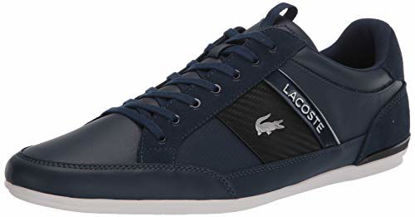 Picture of Lacoste Men's Chaymon Sneaker, Deep Navy Off White, 10.5 - Size: 10.5