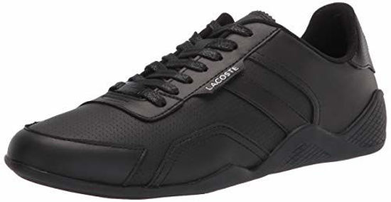 Picture of Lacoste mens Hapona Sneaker, Black/Black, 9.5 US - Size: 9.5