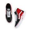 Picture of Vans Men's Sk8 Hi Bolt Sneaker, Black/Red, Size 11.5 - Size: 13 Women/11.5 Men