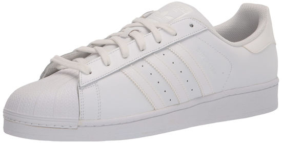 Picture of adidas mens Superstar Fashion Sneaker, White/White/Core White, 9.5 US - Size: 9.5