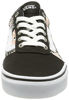 Picture of Vans Women's Low-top Trainers Sneaker, Palm Floral Black White, 11 - Size: 11