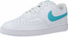 Picture of Nike Women's Court Vision Low Sneaker, White/Oracle Aqua-White, 7 - Size: 7