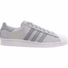 Picture of adidas Mens Superstar Athletic & Sneakers Grey - Size: 8