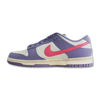 Picture of Nike Women's W Dunk Low Basketball Shoes, Indigo Haze Coral Chalk Sail, 7.5 Women - Size: 7.5