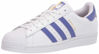 Picture of adidas Originals Men's Superstar Sneaker, White/Purple/Gold Metallic, 10 - Size: 10