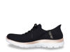 Picture of SKECHERS Women's Summits Night Chic Hands Free Slip-Ins Sneaker, Black/Rose Gold, 10 - Size: 10