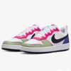 Picture of Nike Court Borough Low Recraft Big Kids' Shoes (DV5456-108, White/Fierce Pink/Light) Size 4 - Size: 4 Big Kid