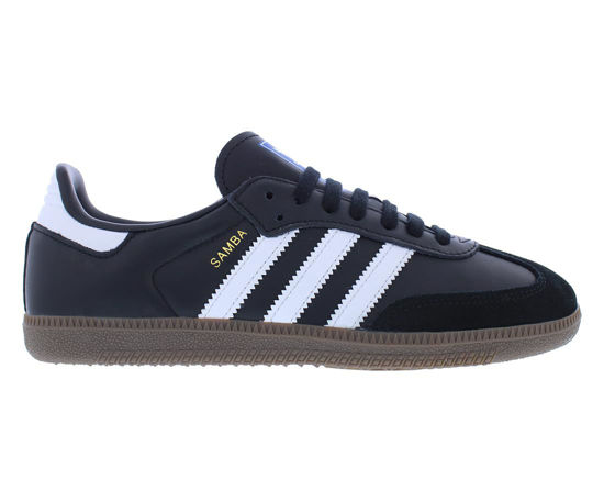 Picture of adidas Samba OG Shoes Womens IG9031 (Black/White/Granite), Size 11 - Size: 11