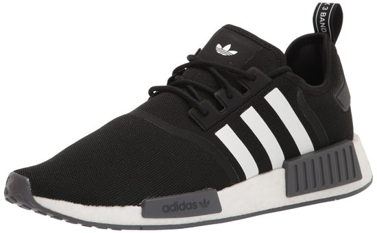 Picture of adidas Originals Men's NMD_R1 Sneaker, Black/White/Grey, 12.5 - Size: 12.5