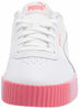 Picture of PUMA Women's Carina Sneaker, White White-Sun Kissed Coral, 11 - Size: 11