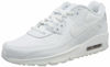 Picture of Nike Toddler's Air Max 90 LTR White/White-Metallic Silver (CD6868 100) - 2 - Size: 2 Little Kid