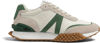 Picture of Lacoste Men's L-Spin Deluxe Sneakers, 082 White/Green, 11.5 Medium US - Size: 11.5