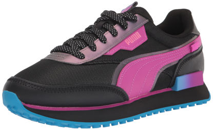 Picture of Puma Women's Future Rider Sneaker, Black-Deep Orchid, 9 - Size: 9