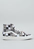 Picture of Vans Sk8-Hi Unisex Casual High-Top Skate Shoes, Comfortable and Durable in Signature Waffle Rubber Sole (5.5, Patchwork/Floral/Marshmallow, Numeric_5_Point_5) - Size: 5.5