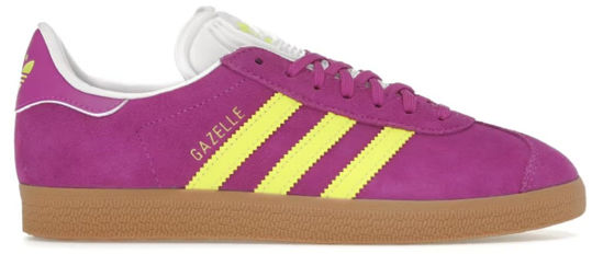 Picture of Adidas Gazelle Womens Sneaker (Purple Burst Solar Yellow, 7.5) - Size: 7.5