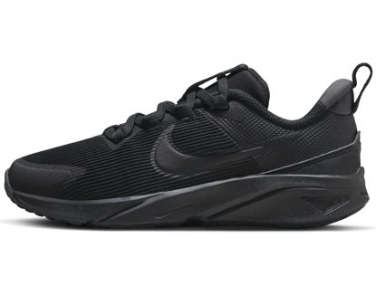 Picture of NIKE Star Runner 4 Boys DX7614-002 (Black/Black-Black-Anthracite), Size 3 - Size: 3 Little Kid