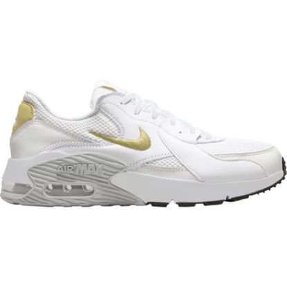 Picture of Nike Air Max Excee Women's Shoes (CD5432-129, White/Summit White/Black/Saturn Gold) Size 5.5 - Size: 5.5