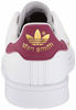 Picture of adidas Originals Women's Stan Smith Sneaker, White/Power Berry, 5.5 M US - Size: 5.5