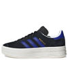 Picture of adidas Womens Gazelle Bold Black Lucid Blue Size 6 - Size: 6