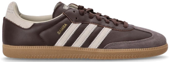 Picture of Adidas Samba OG Men's Sneaker (Brown Putty Grey, 7.5) - Size: 7.5