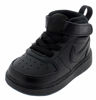 Picture of Nike Court Borough Mid 2 (TDV) Toddler Cd7784-001 Size 6 Black/Black/Black - Size: 6 Toddler