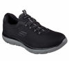 Picture of Skechers - Mens Summits - Shoes, Size: 8.5 W US, Color: Black/Black - Size: 8.5 Wide