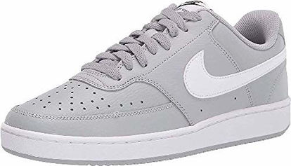 Picture of Nike Men's Court Vision Low Sneaker, Light Smoke Grey/Whiteblack, 13 Regular US - Size: 13