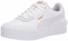 Picture of PUMA Women's Carina Lift Sneaker White White Team Gold, 9.5 - Size: 9.5