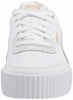 Picture of PUMA Women's Carina Lift Sneaker White White Team Gold, 9.5 - Size: 9.5