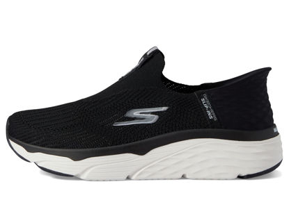 Picture of Skechers Max Cushioning Elite Slip-ins - Smooth Transition Black/White 5.5 D - Wide - Size: 5.5 Wide